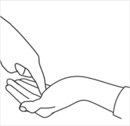 Massez la lentille au creux de votre main