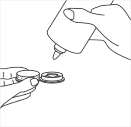 Mettez la lentille dans son étui.